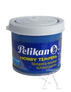 C 6 botes tempera pelikan 40ml color azul cyan nº127